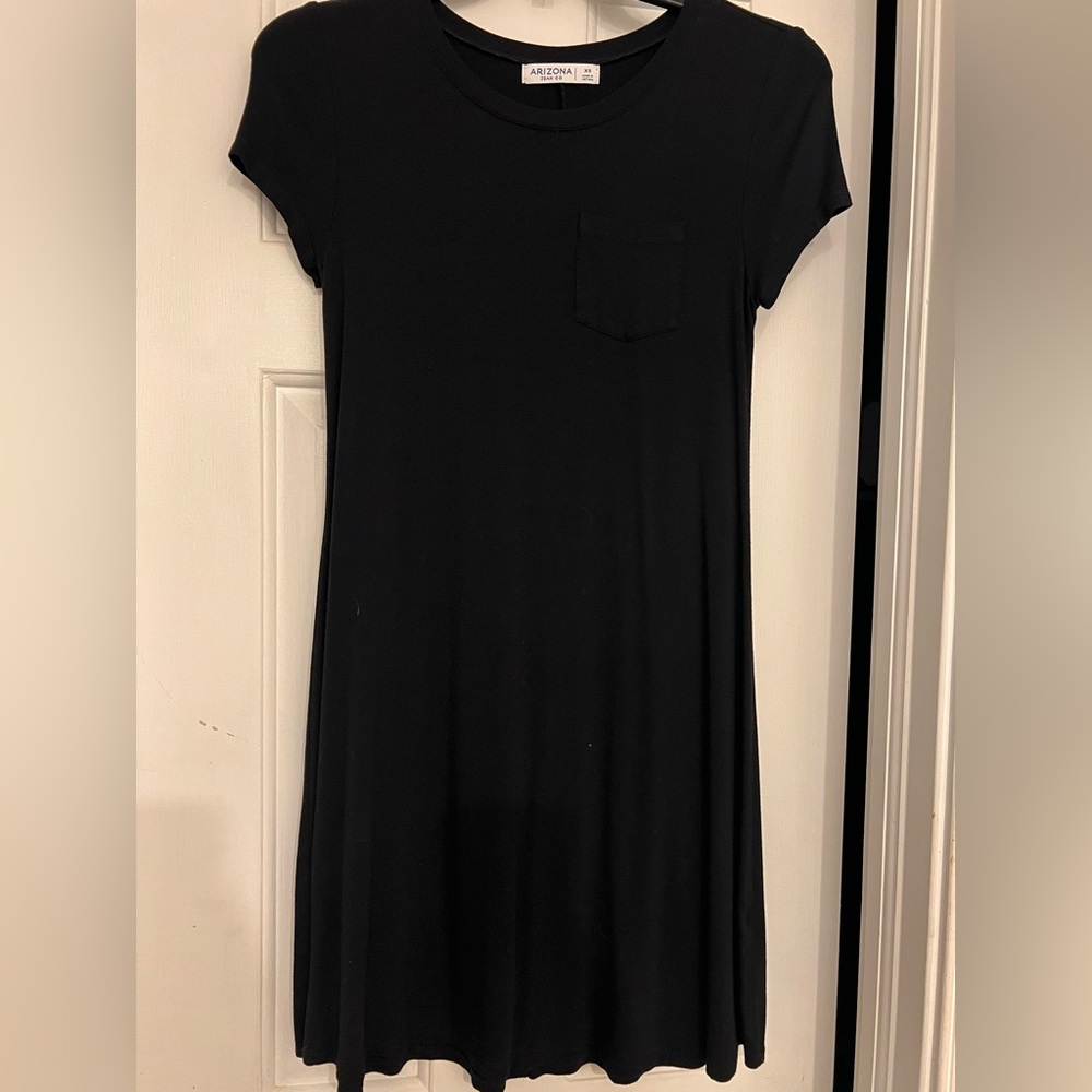 Arizona Jean Company Women's Classic Black Mini Dress
